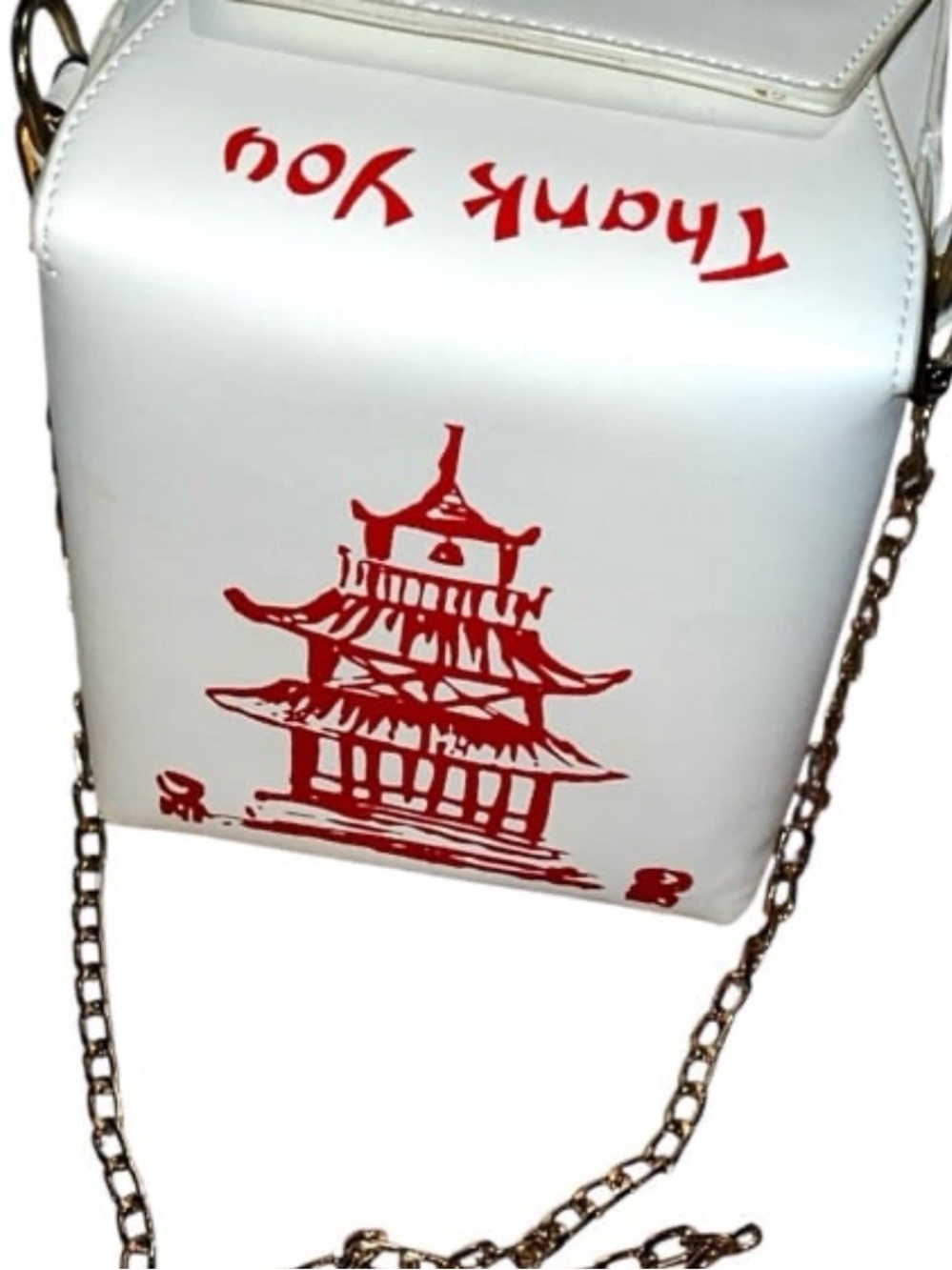 NWT Chinese Takeout Box Purse Shoulder Crossbody Bag - Picture 4 of 7